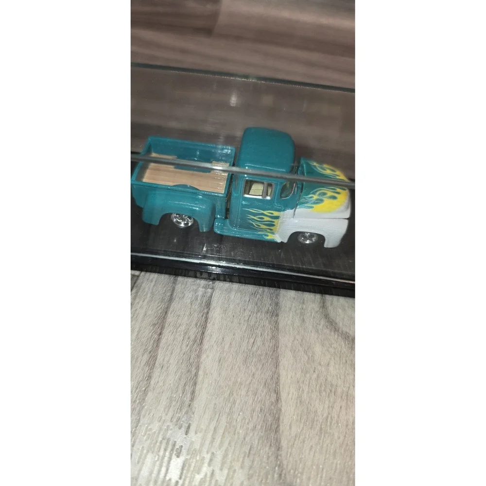 HOT WHEELS 1956 FORD PICKUP GREEN W/FLAMES